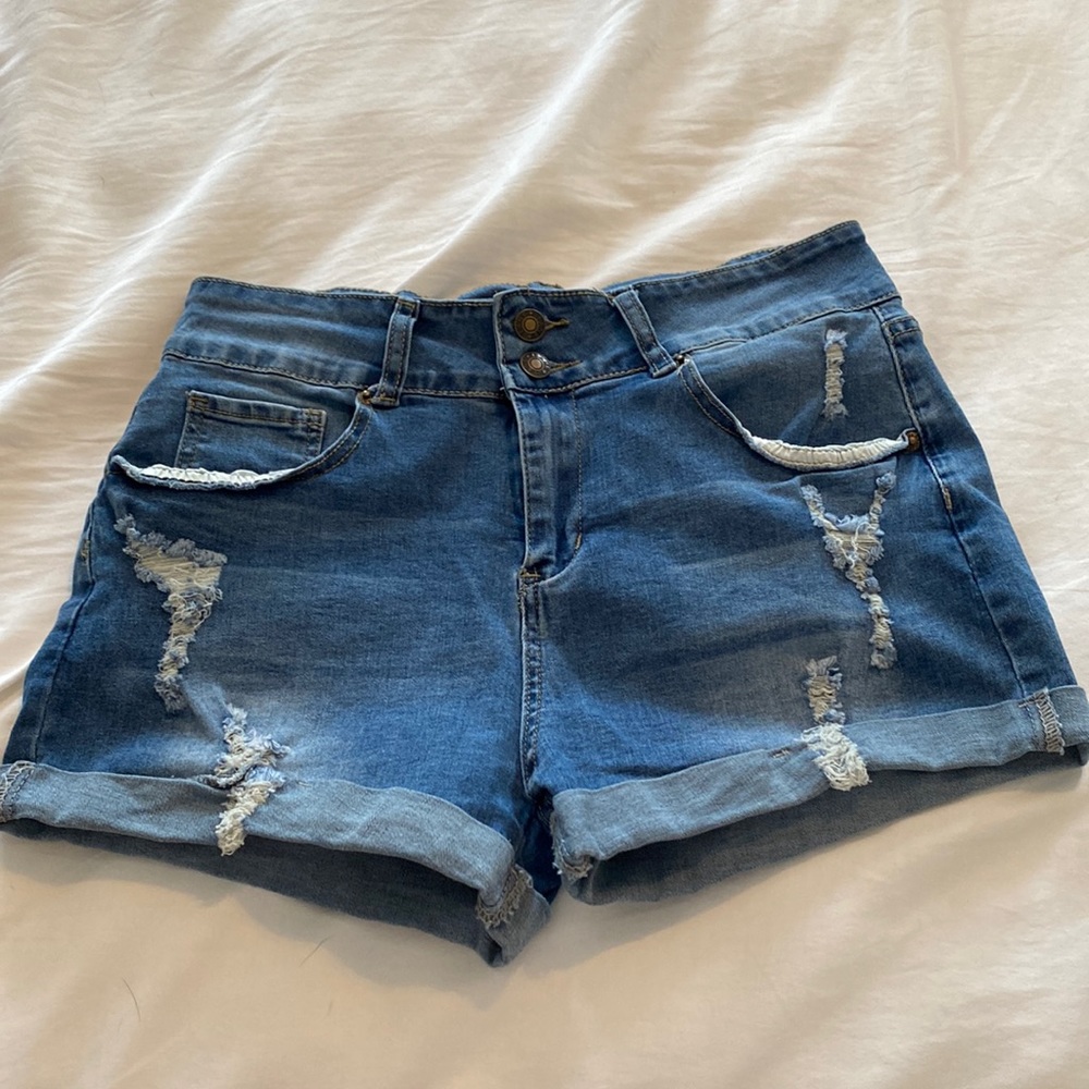 Blue jean shorts size large